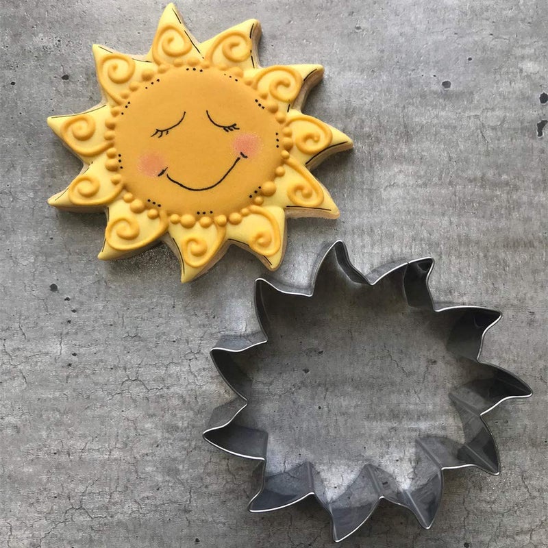 LILIAO Sun Cookie Cutter - 3.6 x 3.6 inches - Stainless Steel - Image 4
